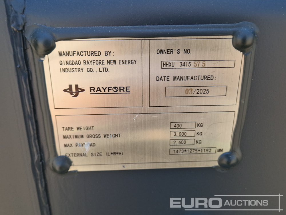 Conteneur maritime Unused 2025 5' Container: photos 6