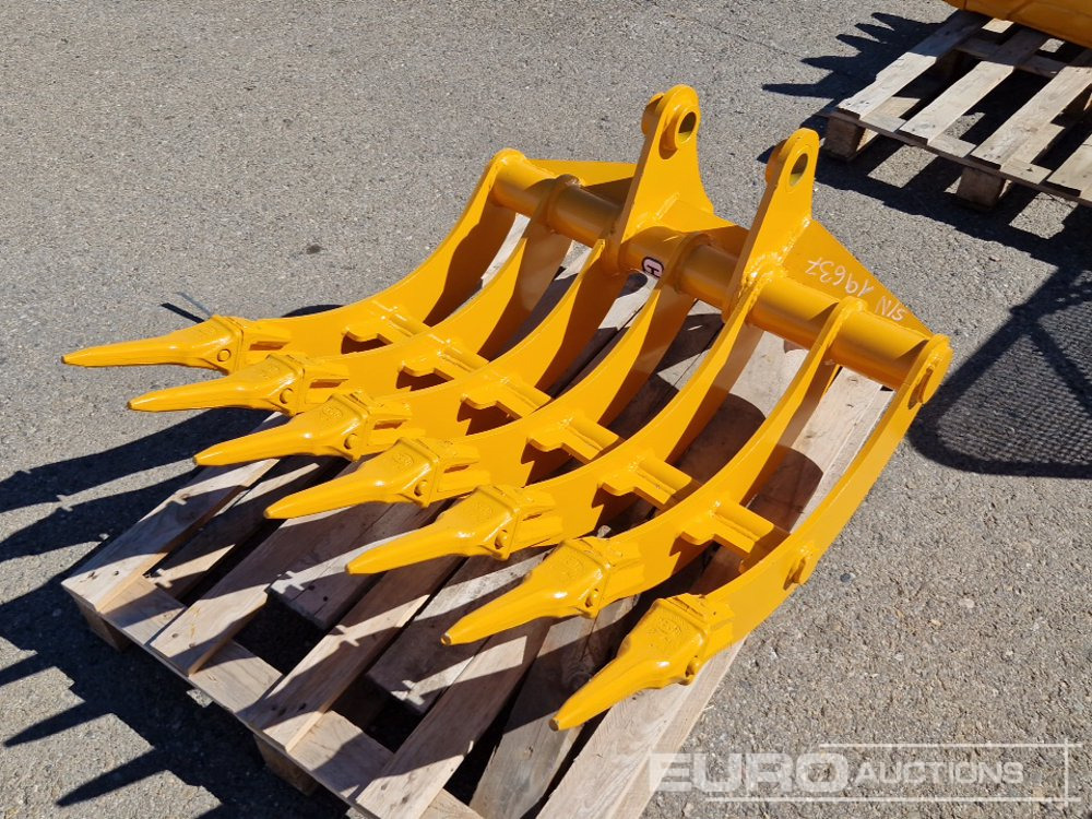 Unused 2025 Captok 32" Rake With Teeth to suit CAT 305 Excavator / Rastrillo para Excavadora CAT 305 - Godet: photos 2 Unused 2025 Captok 32" Rake With Teeth to suit CAT 305 Excavator / Rastrillo para Excavadora CAT 305 - Godet: photos 2