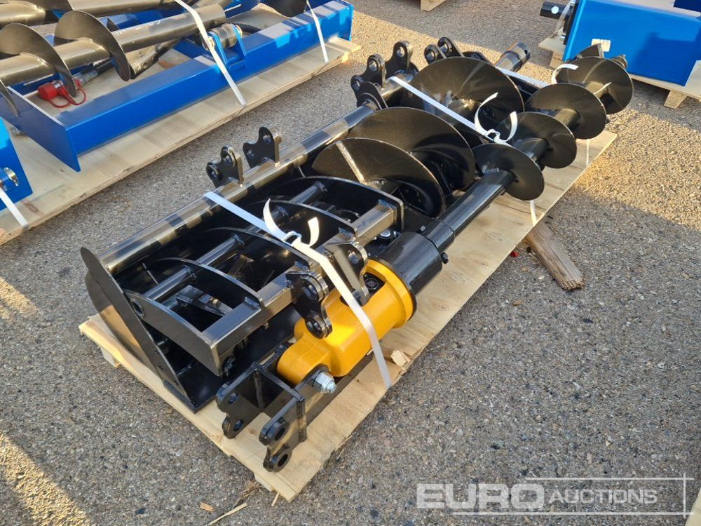 Unused 2025 Captok Qty (8 of) Rake, Ripper, Graber, 12" Auger, 16" Auger, 8" Narrow Bucket, 24" Bucket, 32" Bucket to suit Excavator - Godet: photos 2 Unused 2025 Captok Qty (8 of) Rake, Ripper, Graber, 12" Auger, 16" Auger, 8" Narrow Bucket, 24" Bucket, 32" Bucket to suit Excavator - Godet: photos 2