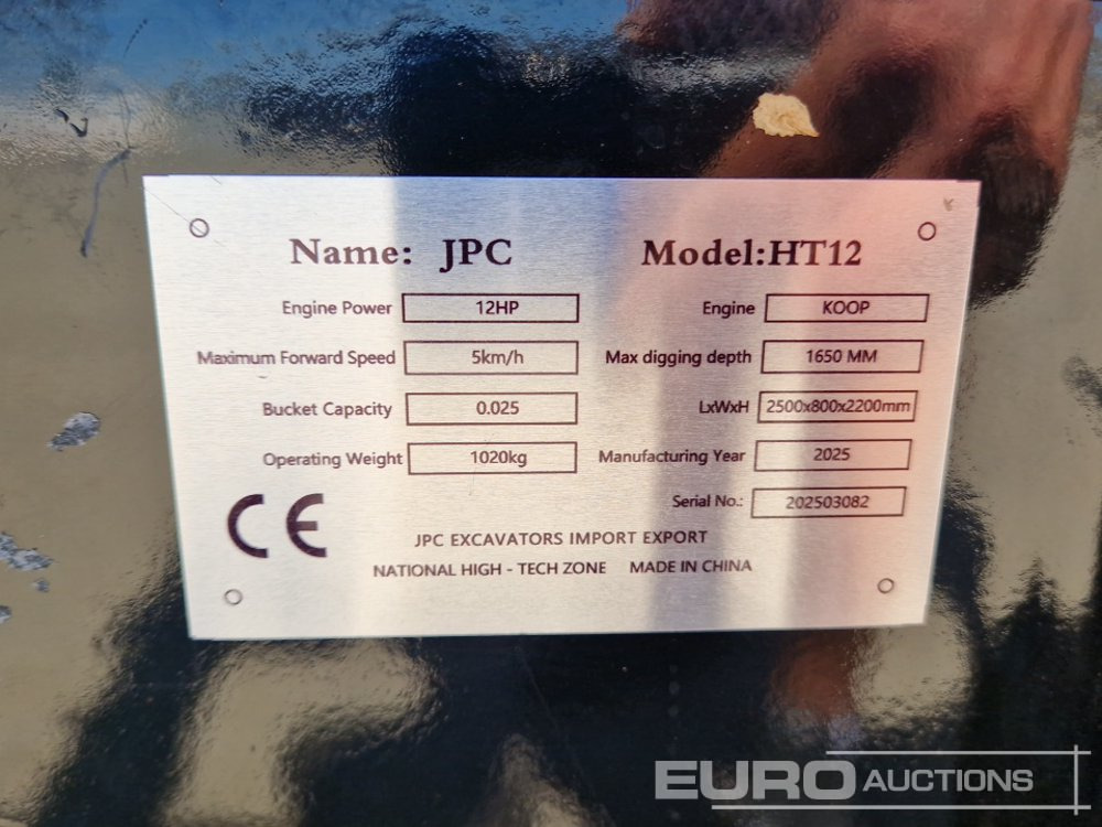 Mini pelle Unused 2025 JPC HT 12: photos 46