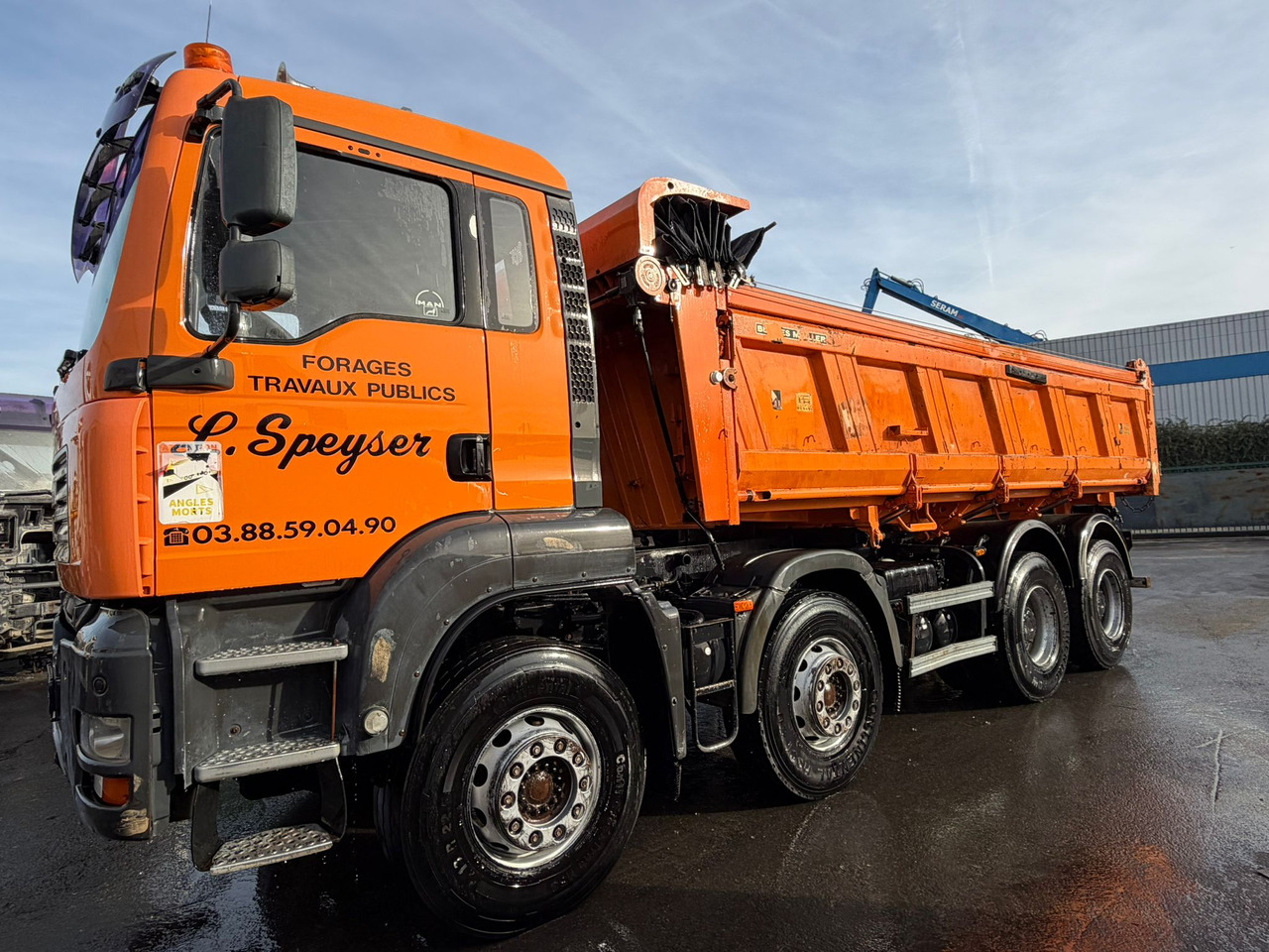 Camion benne arrière MAN avec benne Meiller BC-823-PC - Camion benne: photos 4 Camion benne arrière MAN avec benne Meiller BC-823-PC - Camion benne: photos 4