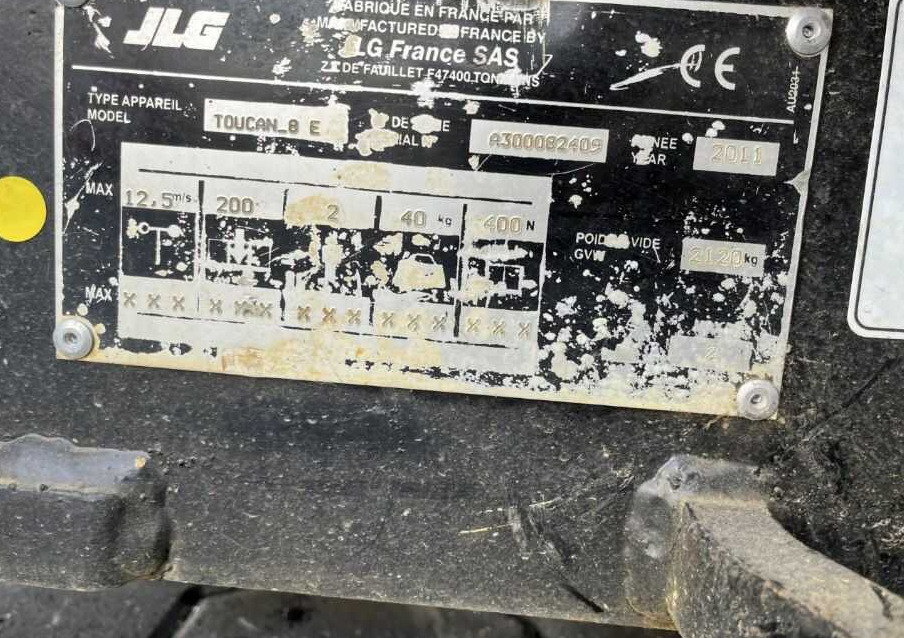 JLG Toucan 8E - Nacelle télescopique: photos 4 JLG Toucan 8E - Nacelle télescopique: photos 4