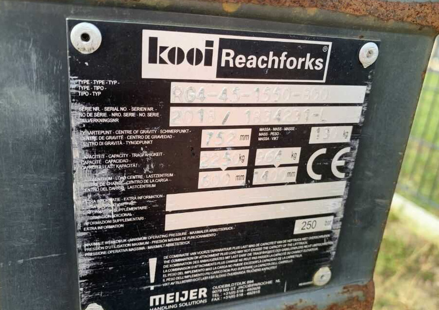 Kooi RG4-45-1550 - Flèche pour Matériel de manutention: photos 4 Kooi RG4-45-1550 - Flèche pour Matériel de manutention: photos 4