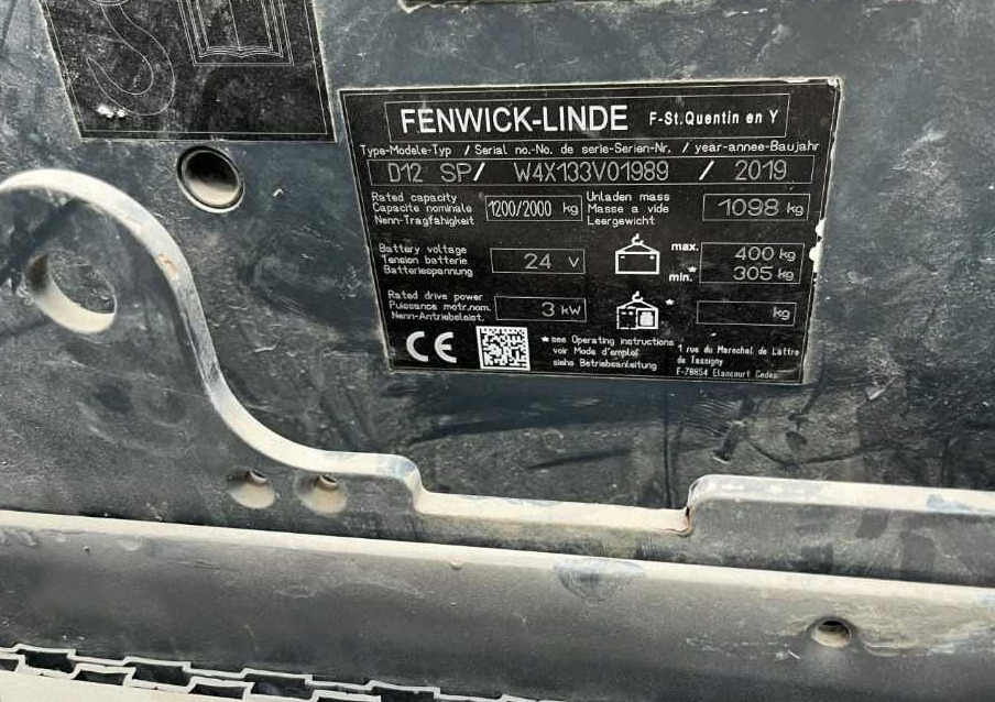 Linde D12SP - Gerbeur: photos 4 Linde D12SP - Gerbeur: photos 4