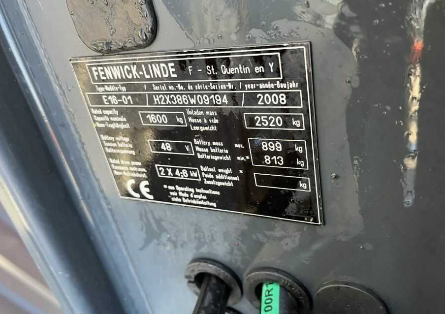 Linde E16-01 - Chariot élévateur électrique: photos 4 Linde E16-01 - Chariot élévateur électrique: photos 4