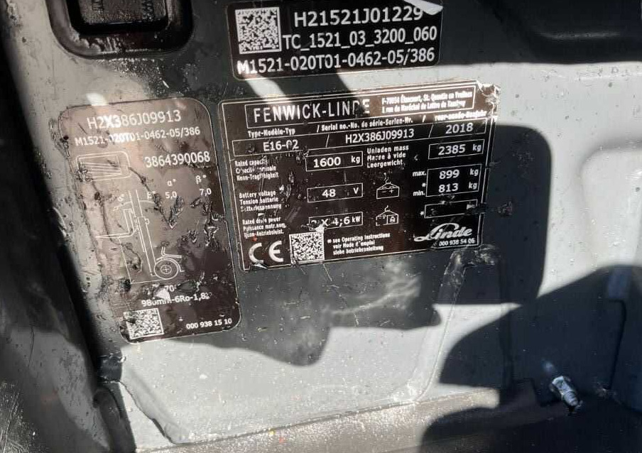 Linde E16-02 - Chariot élévateur électrique: photos 4 Linde E16-02 - Chariot élévateur électrique: photos 4