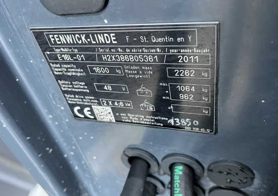 Linde E16L-02 - Chariot élévateur électrique: photos 4 Linde E16L-02 - Chariot élévateur électrique: photos 4