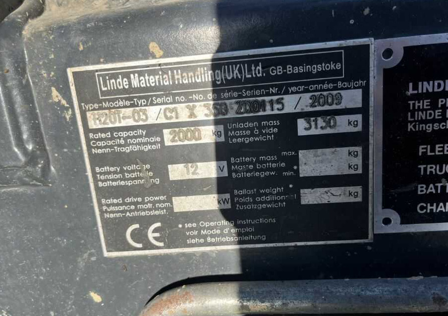 Linde H20T-03 - Chariot élévateur à gaz: photos 4 Linde H20T-03 - Chariot élévateur à gaz: photos 4