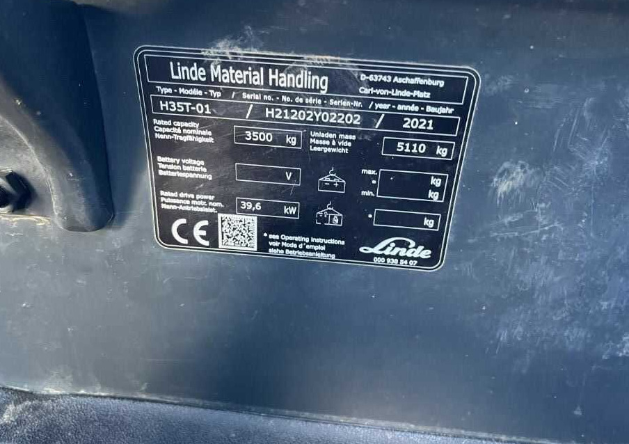 Linde H35T-01 - Chariot élévateur à gaz: photos 4 Linde H35T-01 - Chariot élévateur à gaz: photos 4
