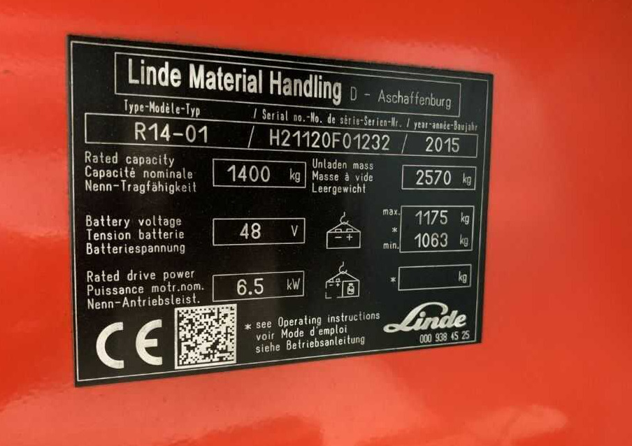 Linde R14-01 - Chariot à mât rétractable: photos 4 Linde R14-01 - Chariot à mât rétractable: photos 4