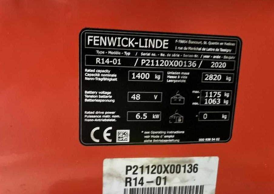 Linde R14-01 - Chariot à mât rétractable: photos 4 Linde R14-01 - Chariot à mât rétractable: photos 4