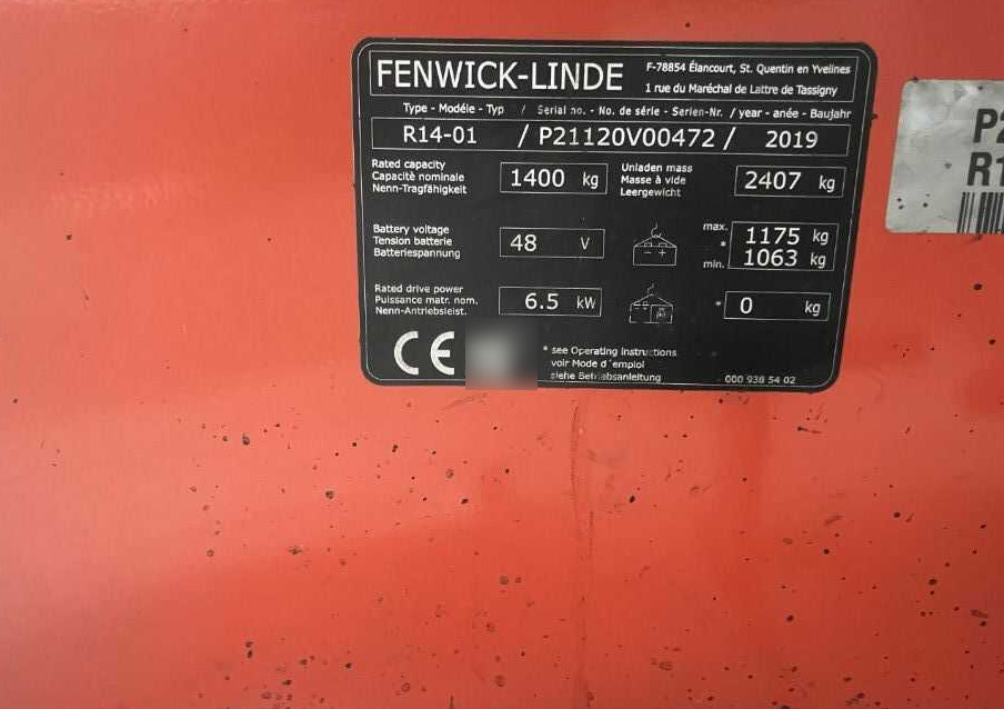 Linde R14-01 - Chariot à mât rétractable: photos 4 Linde R14-01 - Chariot à mât rétractable: photos 4