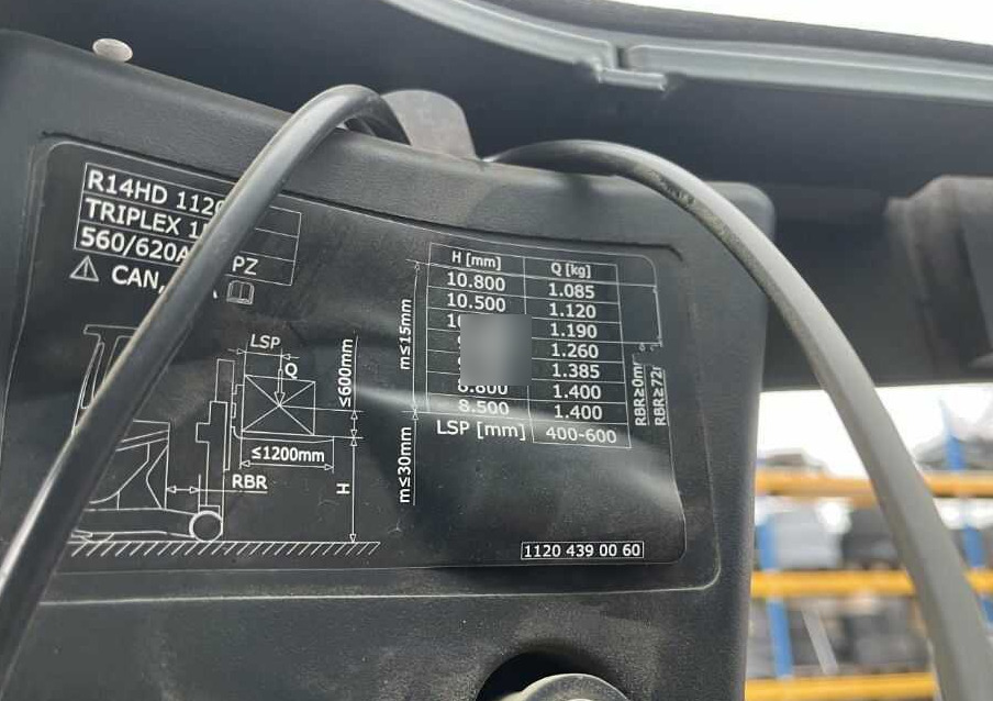 Linde R14HD-01 - Chariot à mât rétractable: photos 5 Linde R14HD-01 - Chariot à mât rétractable: photos 5
