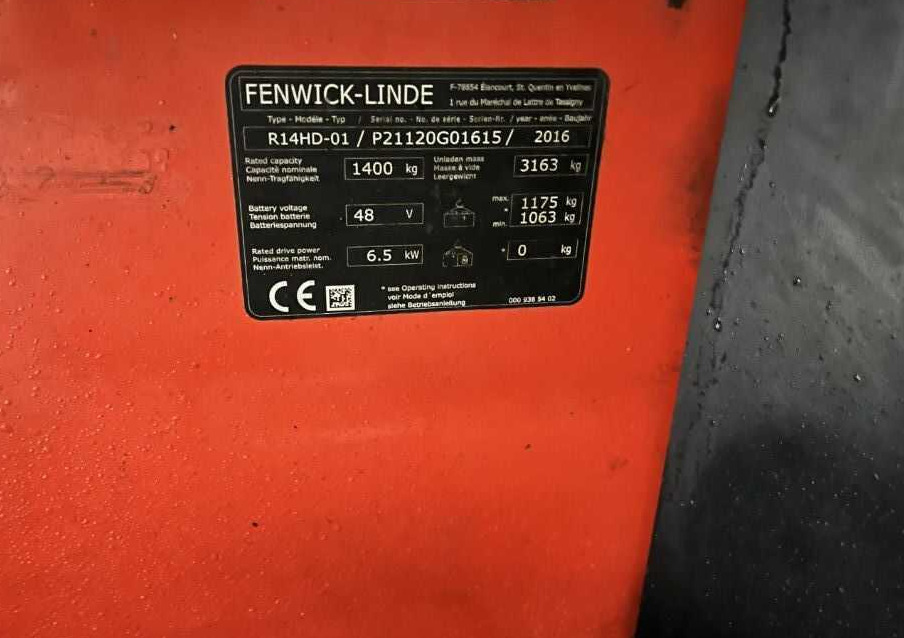 Linde R14HD - Chariot à mât rétractable: photos 4 Linde R14HD - Chariot à mât rétractable: photos 4