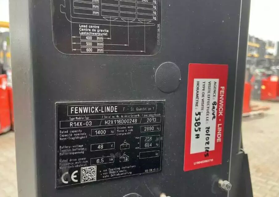 Linde R14X - Chariot à mât rétractable: photos 4 Linde R14X - Chariot à mât rétractable: photos 4