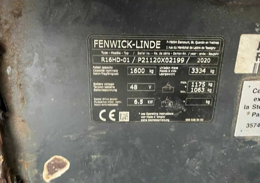 Linde R16HD-01 - Chariot à mât rétractable: photos 4 Linde R16HD-01 - Chariot à mât rétractable: photos 4