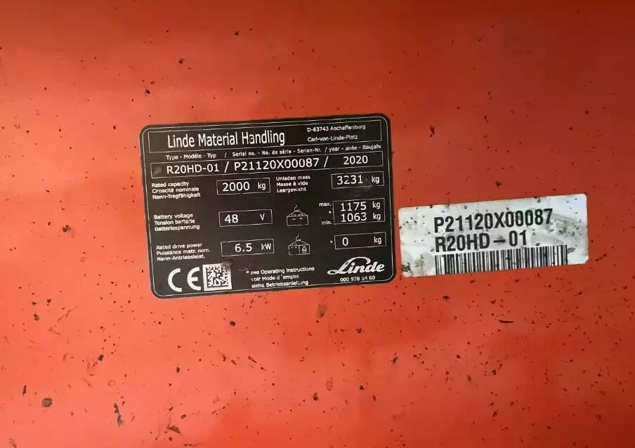 Linde R20HD-01 - Chariot à mât rétractable: photos 4 Linde R20HD-01 - Chariot à mât rétractable: photos 4