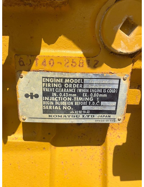 Komatsu SAA6D140E-2 Komatsu engine HD325 - Moteur: photos 5 Komatsu SAA6D140E-2 Komatsu engine HD325 - Moteur: photos 5