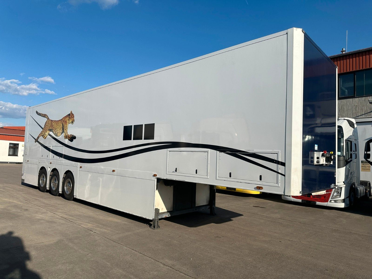 Semi-remorque fourgon VAN ECK * DOUBLE-DECK * RENNSPORT * RACING *: photos 1