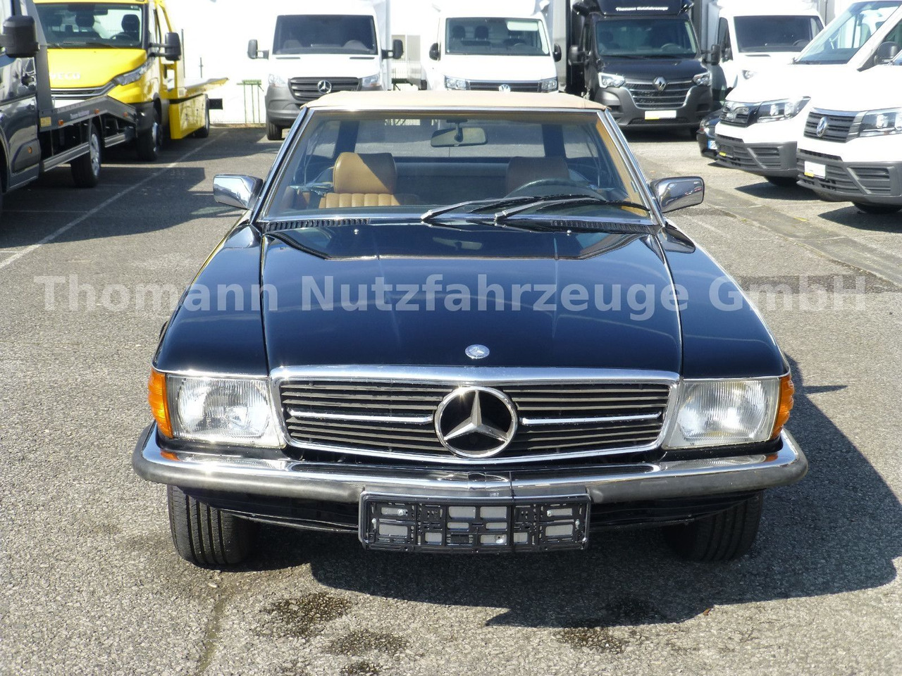 Cabriolet neuf Mercedes-Benz 450 SL 107 Roadster Lack und Verdeck Neu!: photos 8