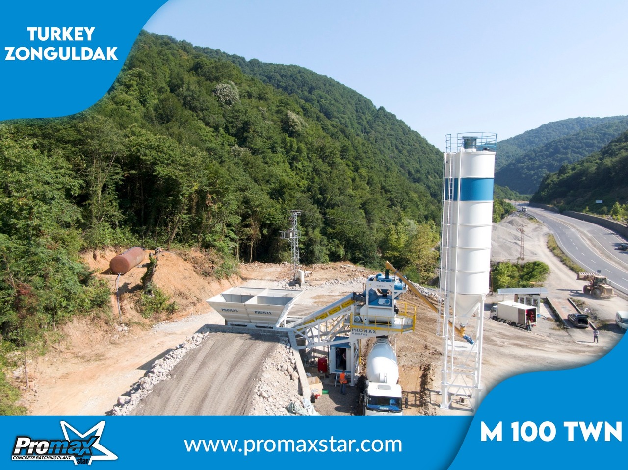 Centrale à béton neuf PROMAX MOBILE CONCRETE BATCHING PLANT M100-TWN (100m3/h): photos 6