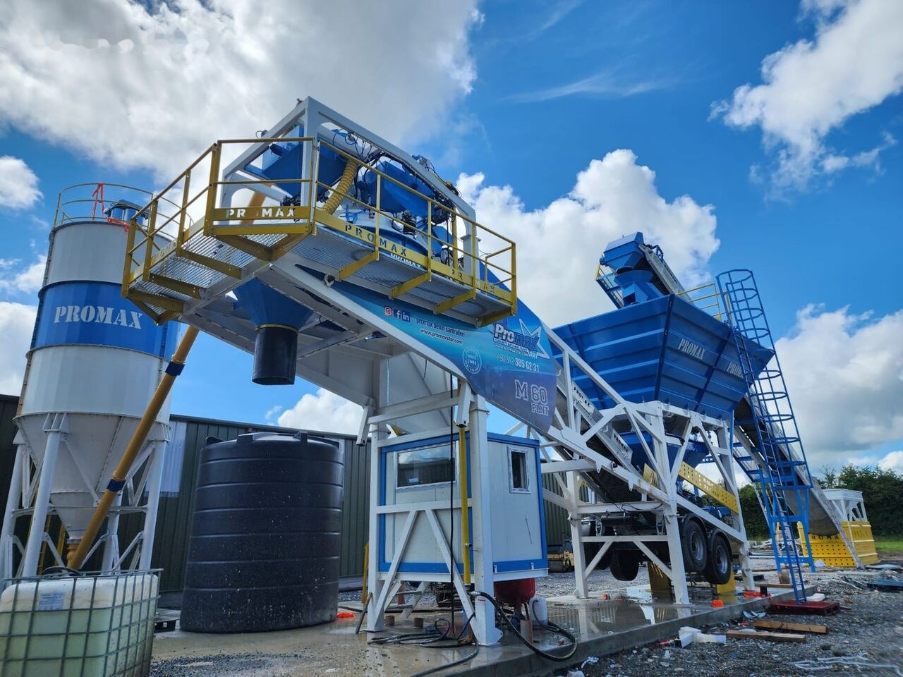 Promax Mobile Concrete Batching Plant PROMAX M60-PLNT (60m³/h) - Silo à ciment: photos 4 Promax Mobile Concrete Batching Plant PROMAX M60-PLNT (60m³/h) - Silo à ciment: photos 4