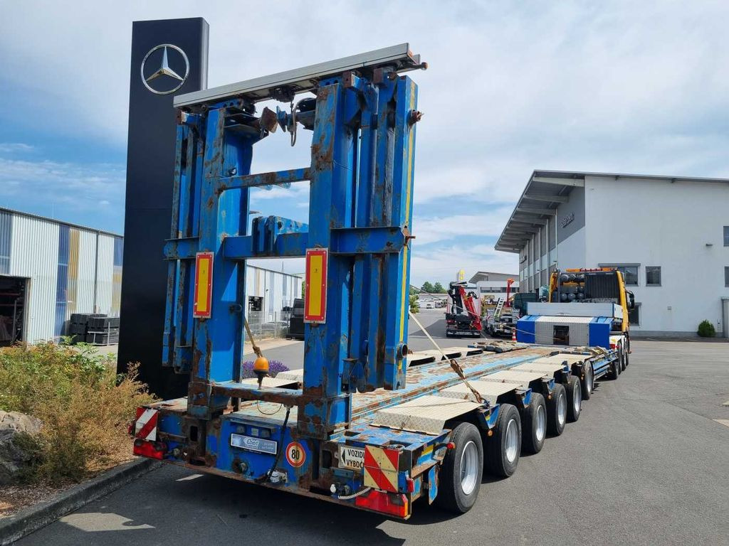 Goldhofer STZ-H6-57/80A Teleskop-Tieflader Waggontransport Goldhofer STZ-H6-57/80A Teleskop-Tieflader Waggontransport - Semi-remorque surbaissé: photos 2 Goldhofer STZ-H6-57/80A Teleskop-Tieflader Waggontransport Goldhofer STZ-H6-57/80A Teleskop-Tieflader Waggontransport - Semi-remorque surbaissé: photos 2