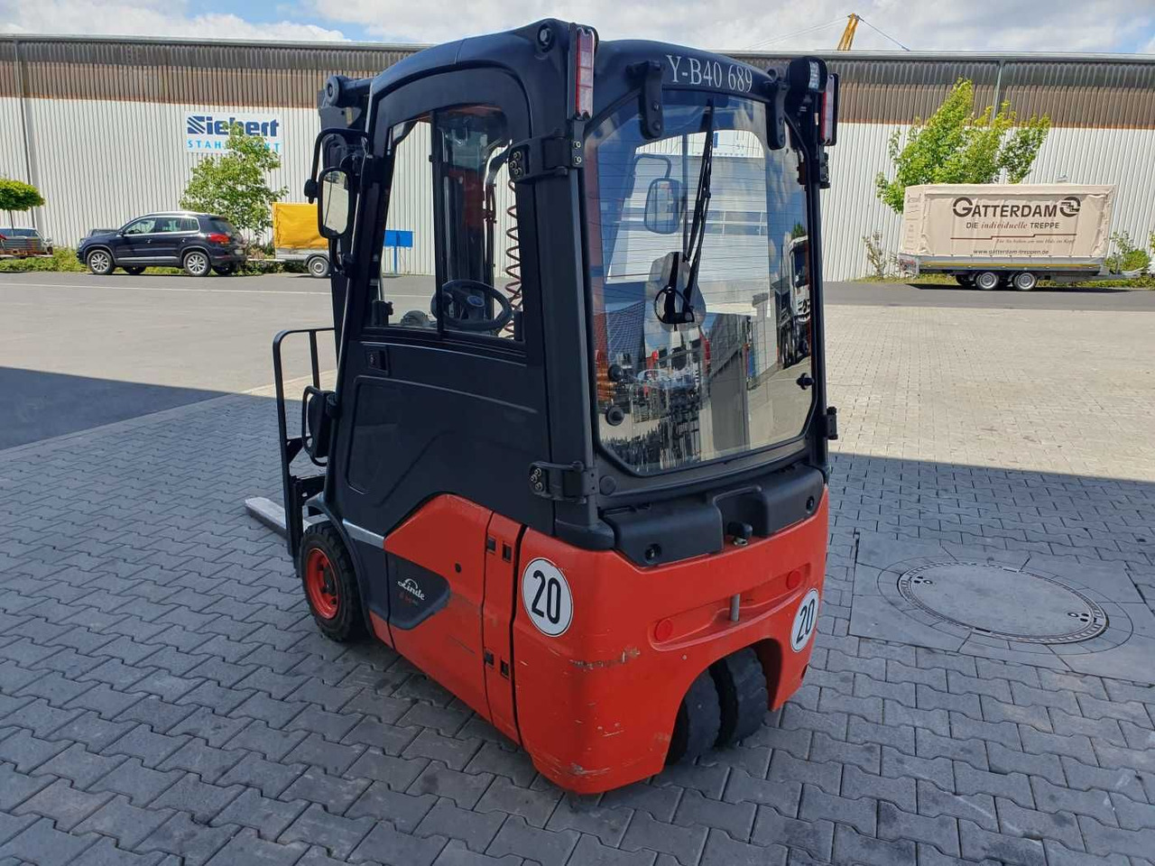 Linde E14 - 02 / Triplex: 4.00m! / SS / 855h! / 2021 - Chariot élévateur électrique: photos 5 Linde E14 - 02 / Triplex: 4.00m! / SS / 855h! / 2021 - Chariot élévateur électrique: photos 5
