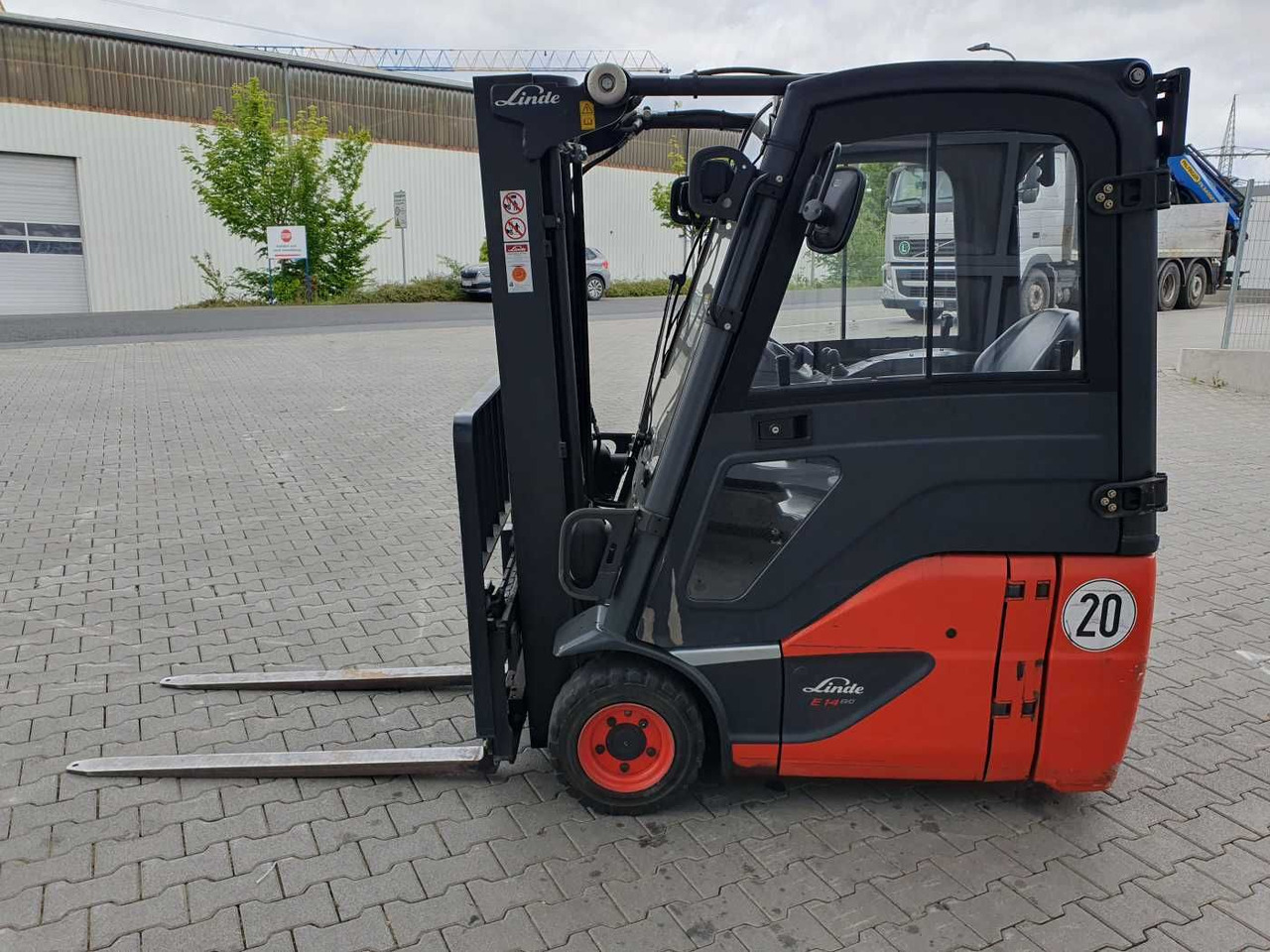 Chariot élévateur électrique Linde E14 - 02 / Triplex: 4.00m! / SS / nur 2.119h!: photos 6