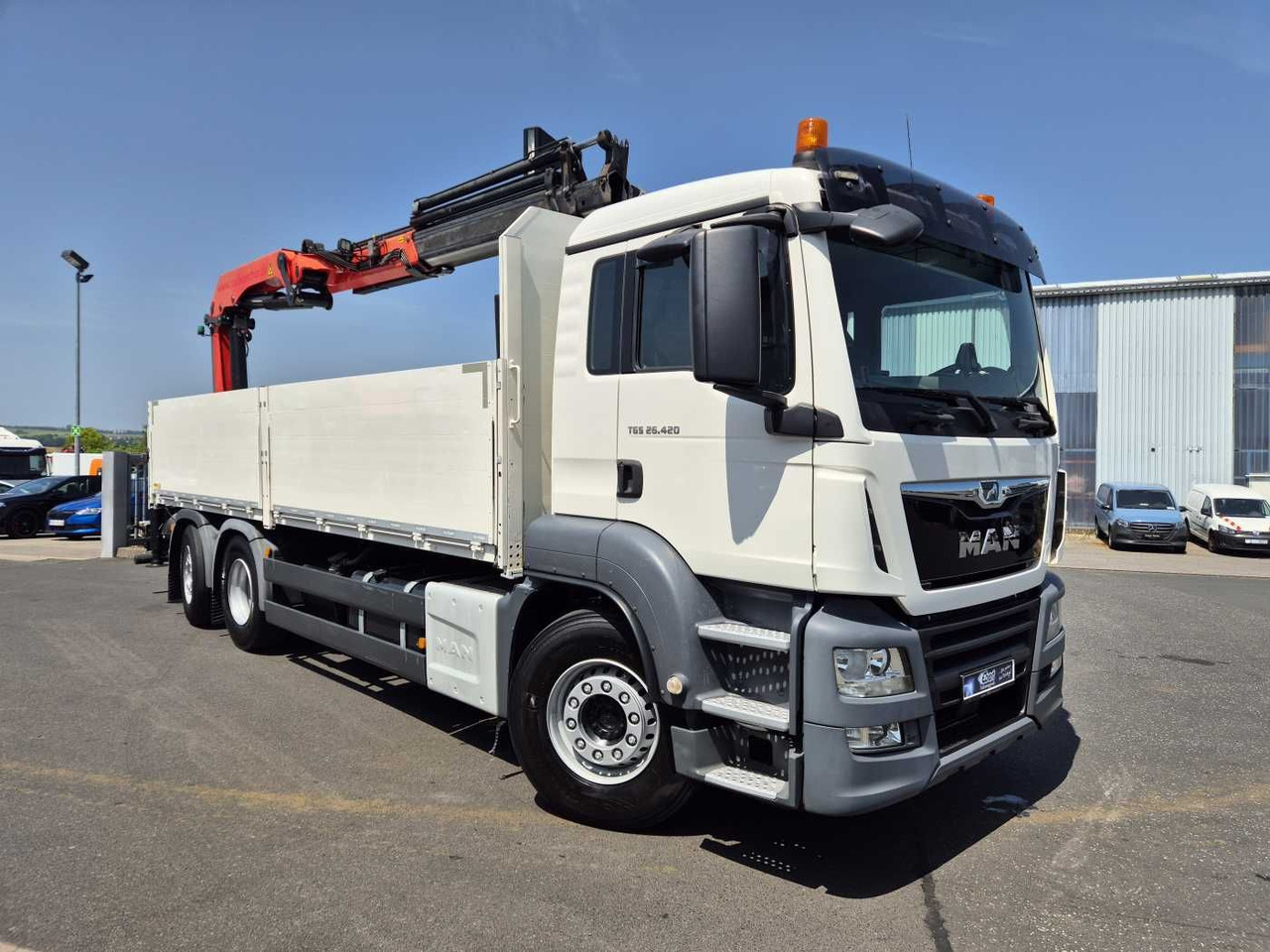 MAN TGS 26.420 6x2-4 LL Palfinger PK 22002-EH B Funk - Camion grue: photos 3 MAN TGS 26.420 6x2-4 LL Palfinger PK 22002-EH B Funk - Camion grue: photos 3