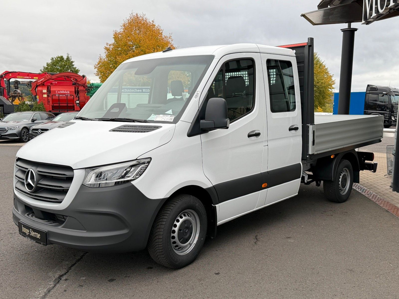 Mercedes-Benz Sprinter 317 CDI 3665 9G DoKa AHK Klima Kamera - Utilitaire rideaux coulissants (PLSC), Utilitaire double cabine: photos 3 Mercedes-Benz Sprinter 317 CDI 3665 9G DoKa AHK Klima Kamera - Utilitaire rideaux coulissants (PLSC), Utilitaire double cabine: photos 3