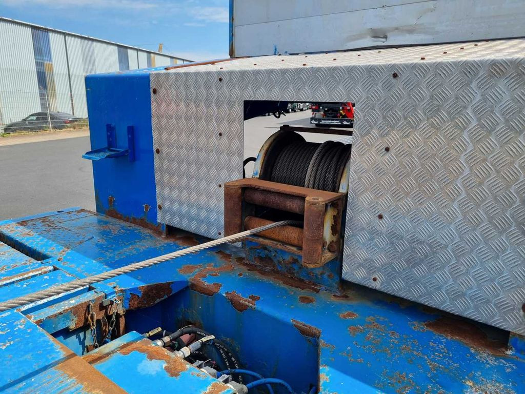 Semi-remorque Goldhofer STZ-H6-57/80A Teleskop-Tieflader Waggontransport: photos 12