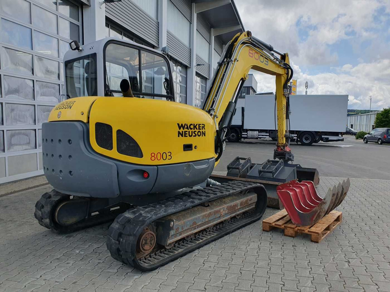 Wacker 8003 / MS08 / nur 4.035h / 2014 / Löffelpaket - Pelle sur chenille: photos 4 Wacker 8003 / MS08 / nur 4.035h / 2014 / Löffelpaket - Pelle sur chenille: photos 4