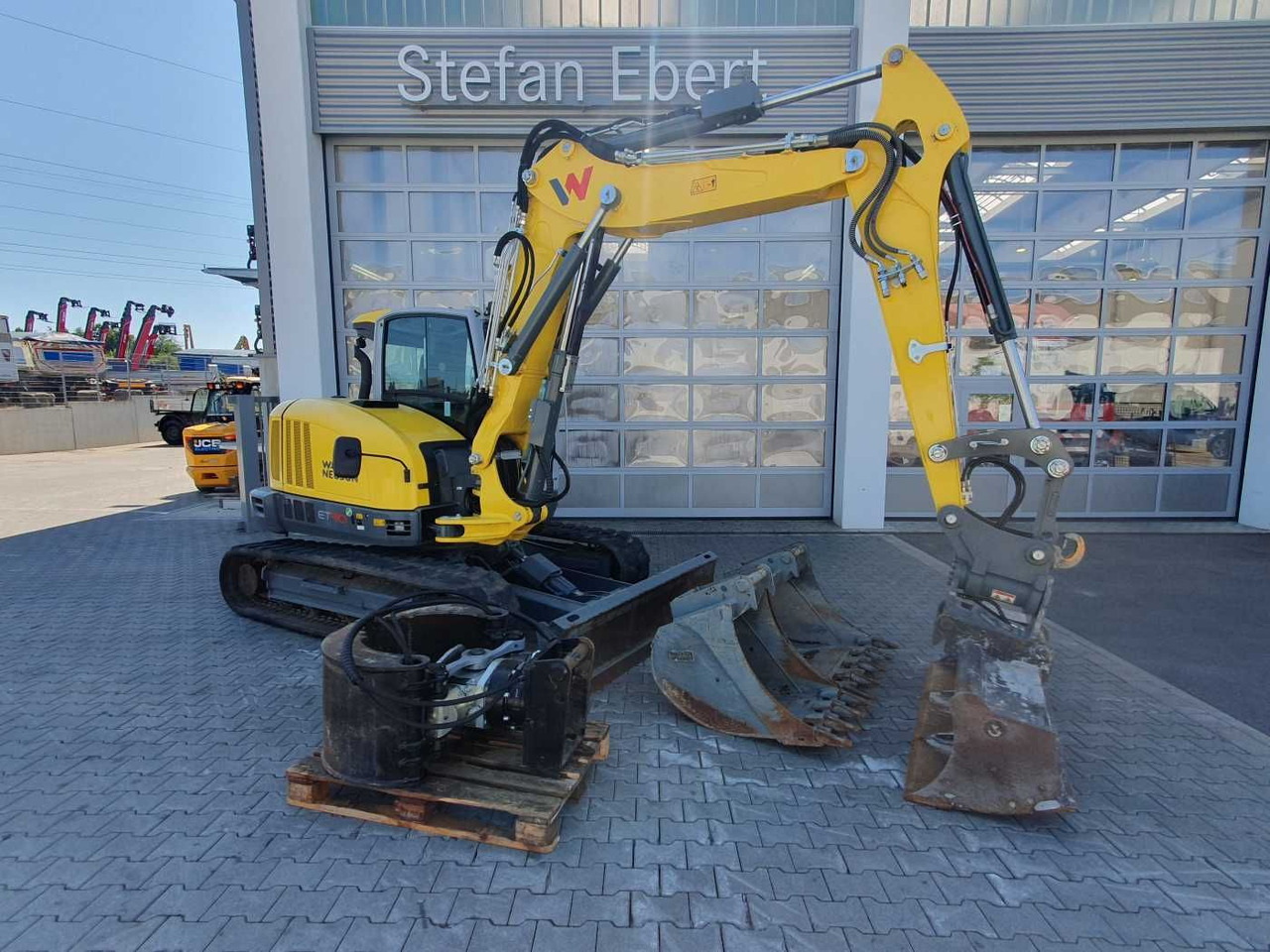 Wacker ET90 / HS08 / nur 1.244h! / Greifer/ Löffelpaket - Mini pelle: photos 1 Wacker ET90 / HS08 / nur 1.244h! / Greifer/ Löffelpaket - Mini pelle: photos 1