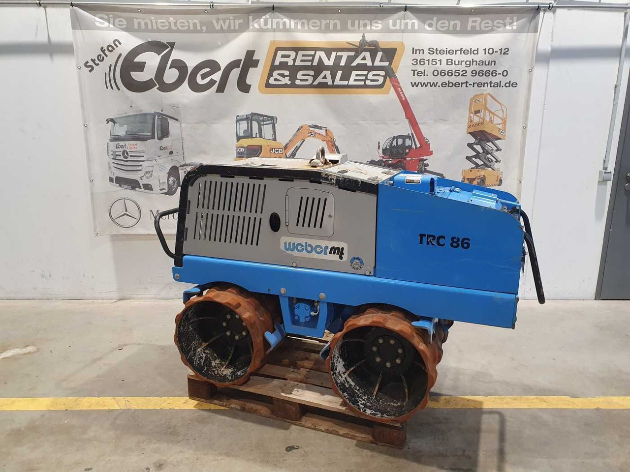 Weber TRC 86 Grabenwalze / 2020 / Funk / nur 112h - Mini compacteur: photos 1 Weber TRC 86 Grabenwalze / 2020 / Funk / nur 112h - Mini compacteur: photos 1