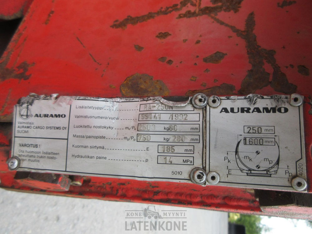 Pinces pour Engins de chantier Auramo RA-250N Trukin rullapihti: photos 12