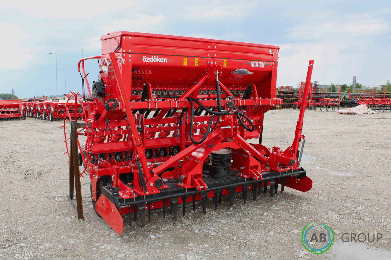 Mounted seed drill combination with power harrow Ozdoken Pertum CS-300 – double disc, rubber roller - Combiné de semis: photos 1 Mounted seed drill combination with power harrow Ozdoken Pertum CS-300 – double disc, rubber roller - Combiné de semis: photos 1