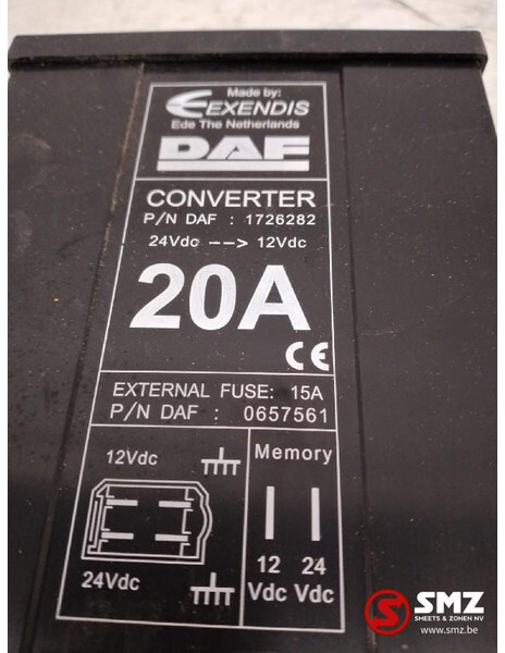DAF Occ spanningsomvormer 24V-12V 20A DAF XF105 - Système électrique pour Camion: photos 2 DAF Occ spanningsomvormer 24V-12V 20A DAF XF105 - Système électrique pour Camion: photos 2