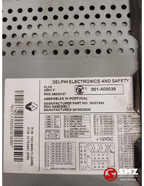 Renault Occ radio Renault - Système électrique pour Camion: photos 5 Renault Occ radio Renault - Système électrique pour Camion: photos 5