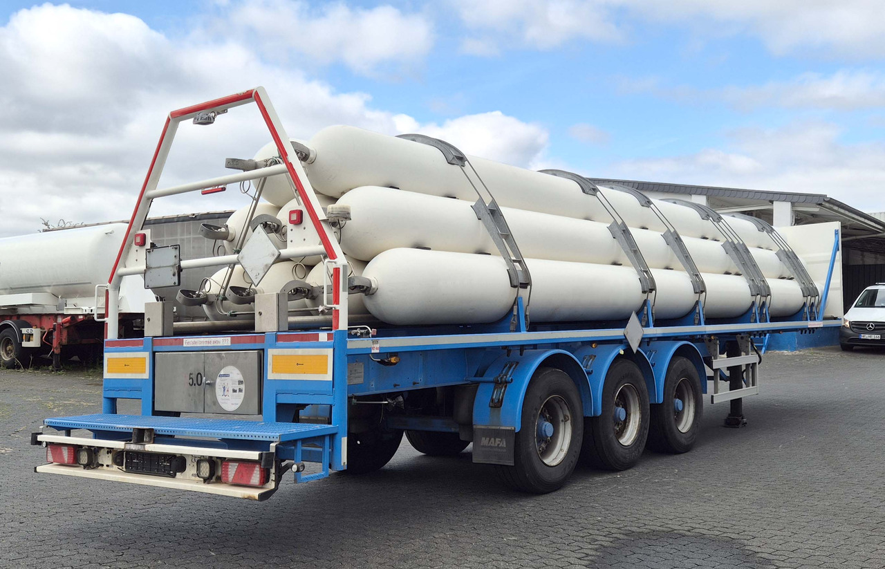 MAFA Gas tank tube semi-trailer used for compressed helium, hydrogen, Wasserstoff,  methane, CNG - Semi-remorque citerne: photos 3 MAFA Gas tank tube semi-trailer used for compressed helium, hydrogen, Wasserstoff,  methane, CNG - Semi-remorque citerne: photos 3