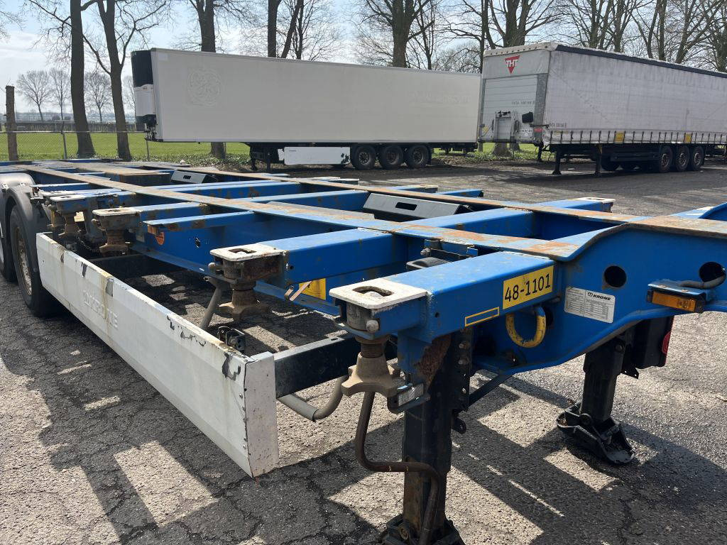Krone 40FT HC, Voor en achter-uitschuifbaar, BPW 3 stuks - Semi-remorque porte-conteneur/ Caisse mobile: photos 2 Krone 40FT HC, Voor en achter-uitschuifbaar, BPW 3 stuks - Semi-remorque porte-conteneur/ Caisse mobile: photos 2