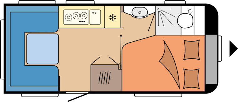 DE LUXE 460 UFe - Caravane: photos 1 DE LUXE 460 UFe - Caravane: photos 1