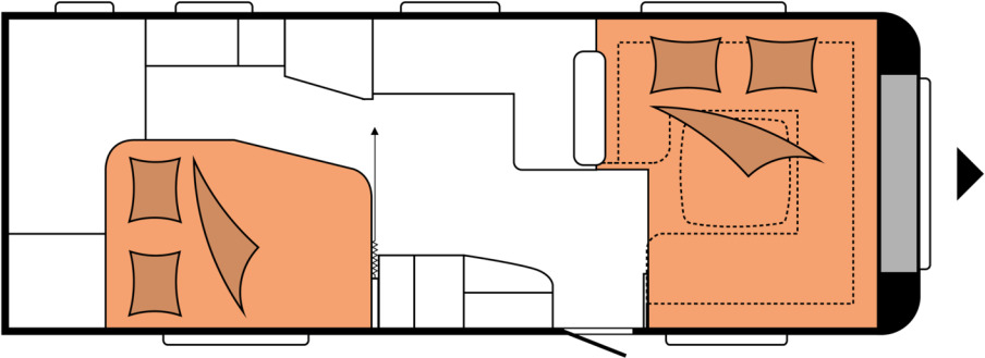 Hobby PRESTIGE 660 WFC - Caravane: photos 2 Hobby PRESTIGE 660 WFC - Caravane: photos 2