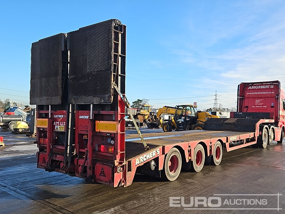 1998 Nooteboom Tri Axle Step Frame Low Loader Trailer, Flip Tow Ramps - Semi-remorque surbaissé: photos 5 1998 Nooteboom Tri Axle Step Frame Low Loader Trailer, Flip Tow Ramps - Semi-remorque surbaissé: photos 5