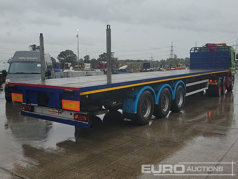 2005 Montracon Tri Axle Flatbed Trailer - Semi-remorque plateau: photos 5 2005 Montracon Tri Axle Flatbed Trailer - Semi-remorque plateau: photos 5