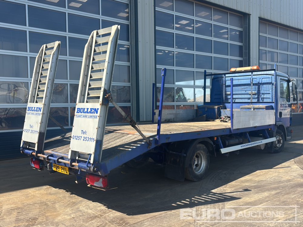 2006 MAN 4x2 Beavertail Plant Lorry, Winch, Ramps, Automatic Gearbox (Electrical Fault) - Camion porte-voitures: photos 4 2006 MAN 4x2 Beavertail Plant Lorry, Winch, Ramps, Automatic Gearbox (Electrical Fault) - Camion porte-voitures: photos 4