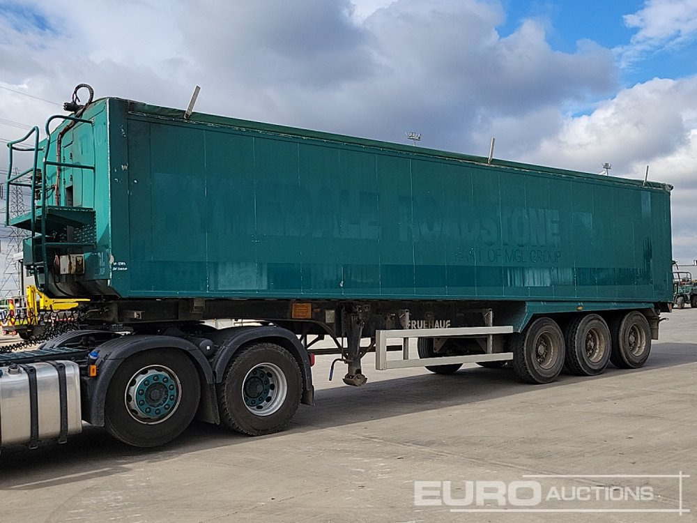 2008 Fruehauf Tri Axle Tipping Trailer, Easy Sheet - Semi-remorque benne: photos 1 2008 Fruehauf Tri Axle Tipping Trailer, Easy Sheet - Semi-remorque benne: photos 1