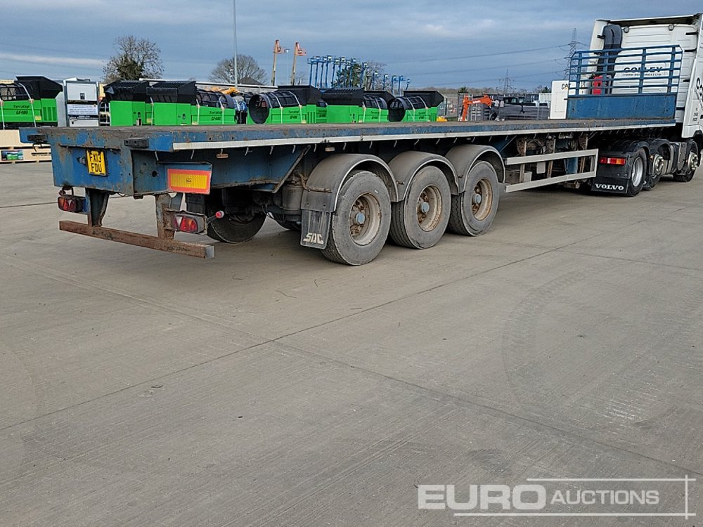 2008 SDC Trailer Tri Axle Extendable Flatbed Trailer - Semi-remorque plateau: photos 5 2008 SDC Trailer Tri Axle Extendable Flatbed Trailer - Semi-remorque plateau: photos 5