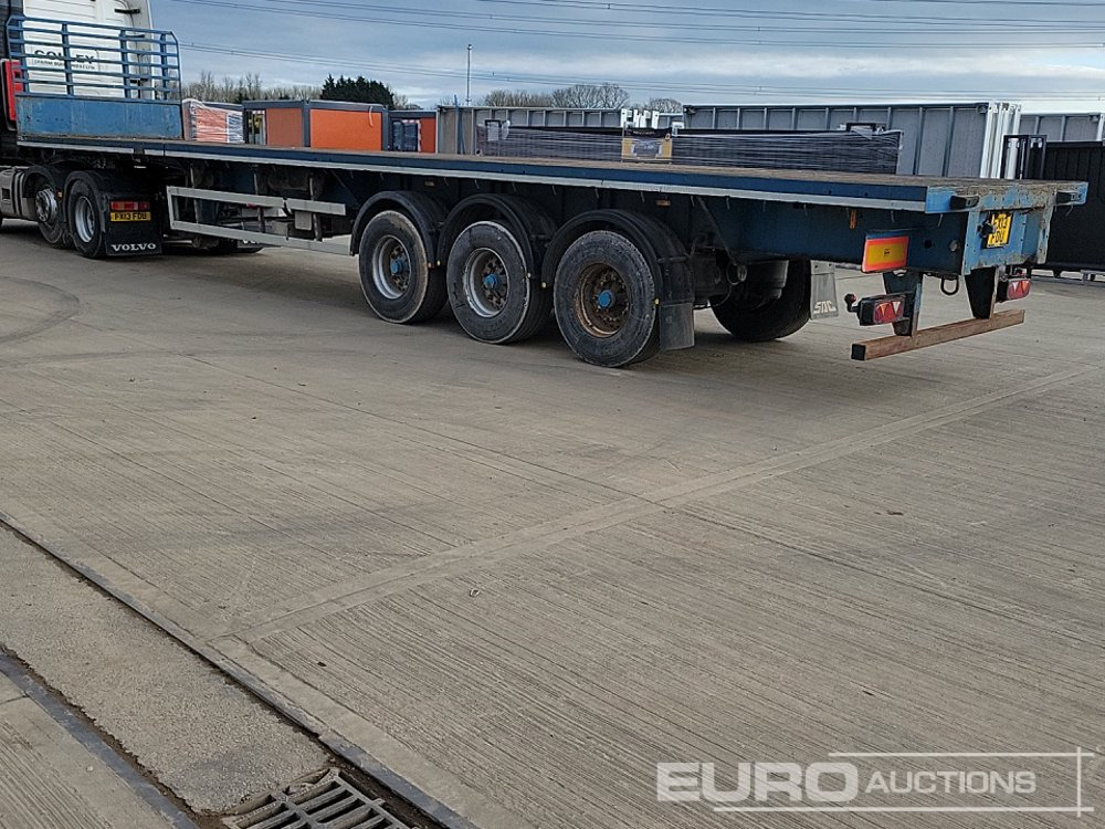 2008 SDC Trailer Tri Axle Extendable Flatbed Trailer - Semi-remorque plateau: photos 3 2008 SDC Trailer Tri Axle Extendable Flatbed Trailer - Semi-remorque plateau: photos 3