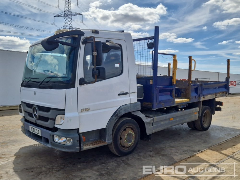 2011 Mercedes Atego 816 - Camion benne: photos 1 2011 Mercedes Atego 816 - Camion benne: photos 1